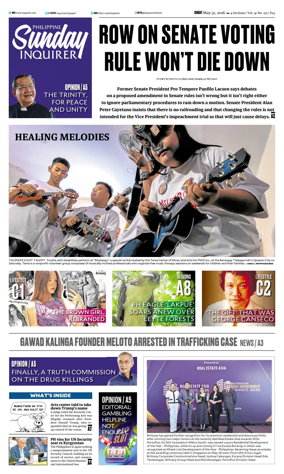 Cover of Philippine Daily Inquirer