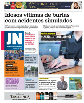 Cover of Jornal de Noticias