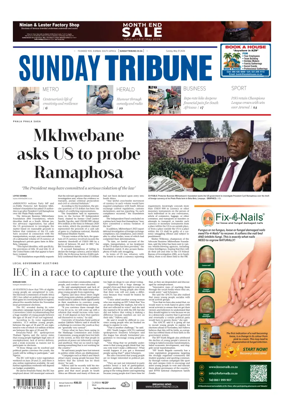 Cover of Sunday Tribune
