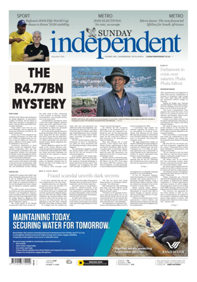 Cover of The Sunday Independent