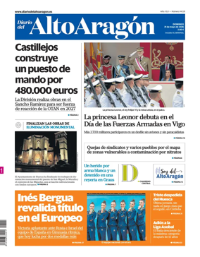 Cover of Diario del Alto Aragon
