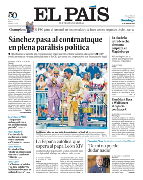Cover of El Pais Madrid