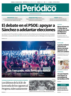 Cover of El Periodico Extremadura