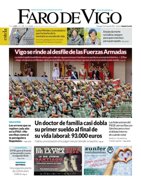 Cover of Faro de Vigo