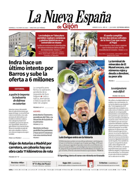 Cover of La Nueva Espana (Gijon)