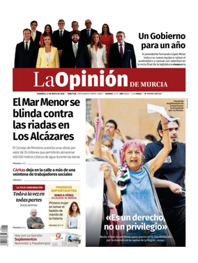 Cover of La Opinion de Murcia