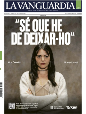 Cover of La Vanguardia (Catalonia - 1st edition)
