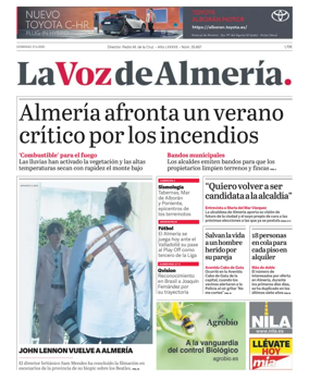 Cover of La Voz de Almeria