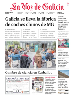 Cover of La Voz de Galicia (Carballo)