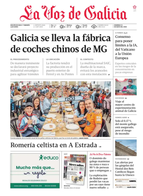Cover of La Voz de Galicia (Deza)