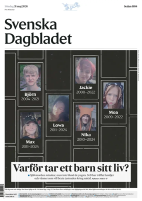 Cover of Svenska Dagbladet