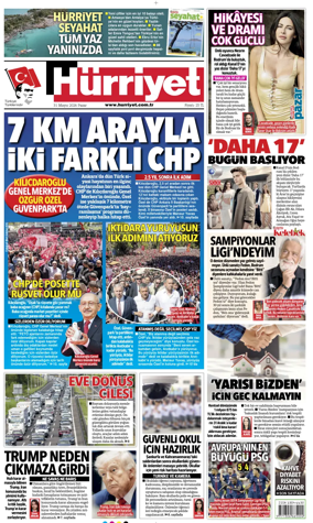 Cover of Hurriyet