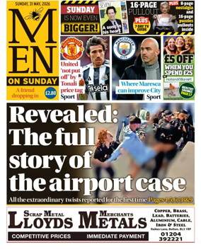Cover of Manchester Evening News