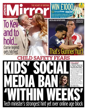 Cover of Sunday Mirror