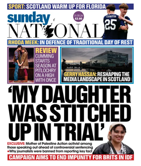 Cover of The National (Scotland)