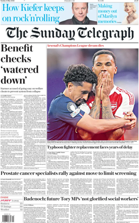 Cover of The Sunday Telegraph
