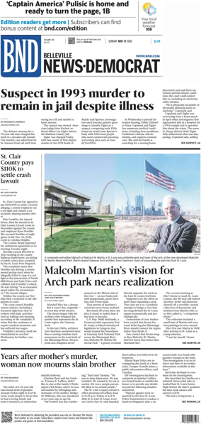 Cover of Belleville News-Democrat (Sunday)