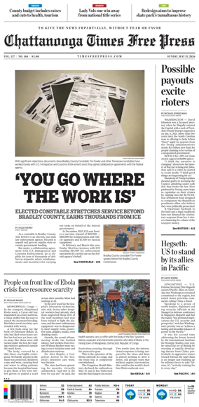Cover of Chattanooga Times Free Press