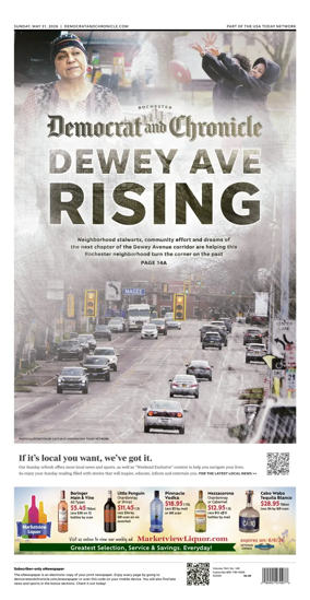 Cover of Democrat and Chronicle