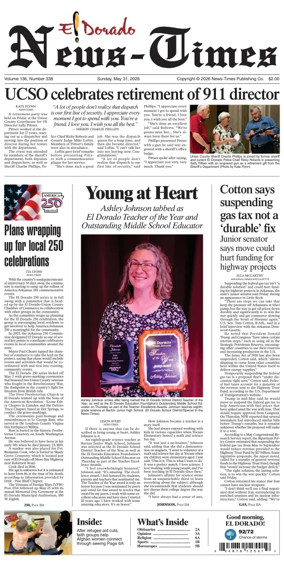 Cover of El Dorado News-Times (VCID - Camden News)