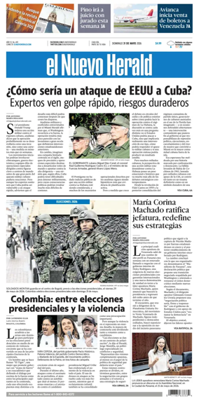 Cover of El Nuevo Herald (Sunday)