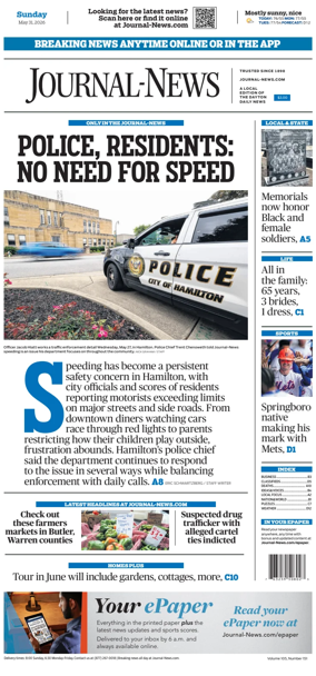 Cover of Hamilton Journal News