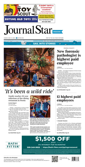 Cover of Journal Star (Peoria)