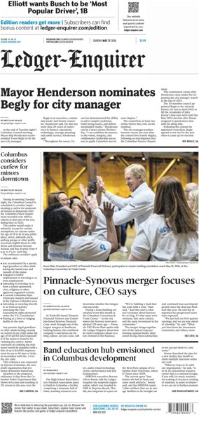 Cover of Ledger-Enquirer (Sunday)