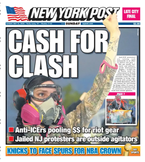 Cover of New York Post