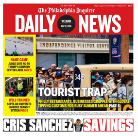 Cover of Philadelphia Daily News