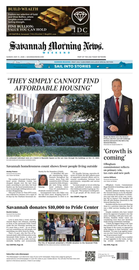 Cover of Savannah Morning News