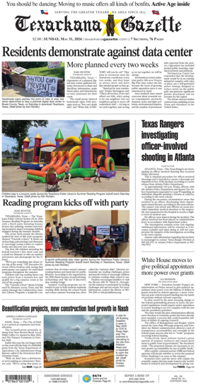 Cover of Texarkana Gazette