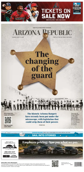 Cover of The Arizona Republic