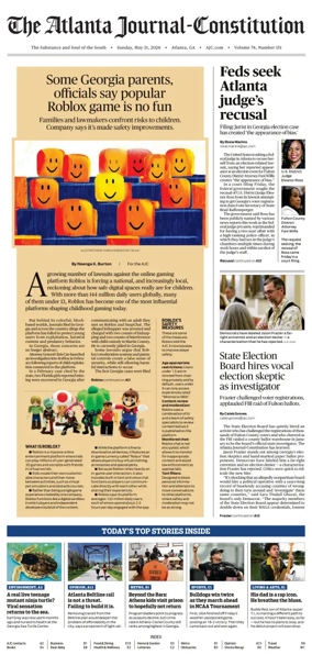 Cover of The Atlanta Journal-Constitution