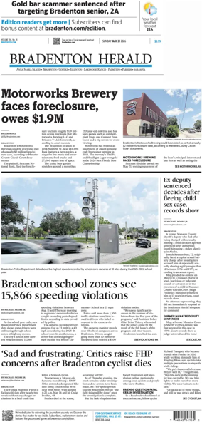 Cover of The Bradenton Herald (Sunday)