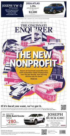 Cover of The Cincinnati Enquirer