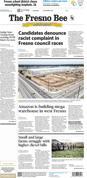 Cover of The Fresno Bee (Sunday)