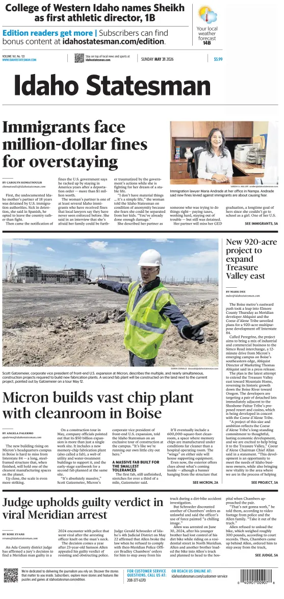 Cover of The Idaho Statesman (Sunday)