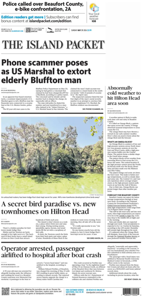 Cover of The Island Packet (Sunday)