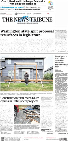 Cover of The News Tribune