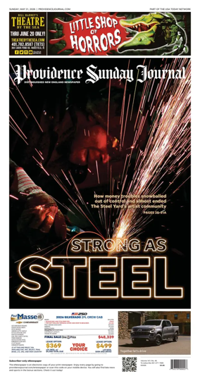 Cover of The Providence Journal