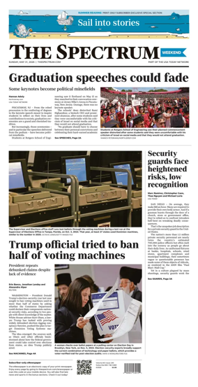 Cover of The Spectrum & Daily News