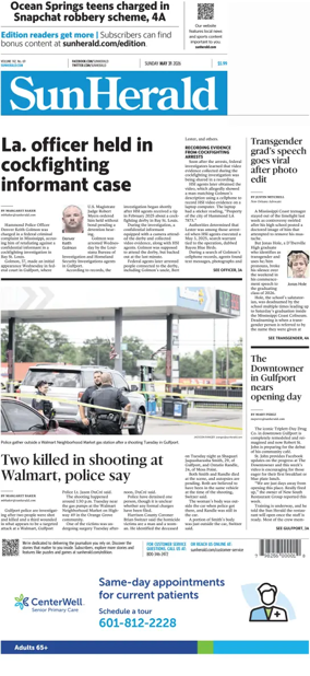 Cover of The Sun Herald (Sunday)
