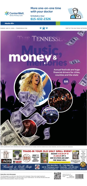 Cover of The Tennessean