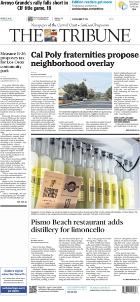 Cover of The Tribune (SLO) (Sunday)