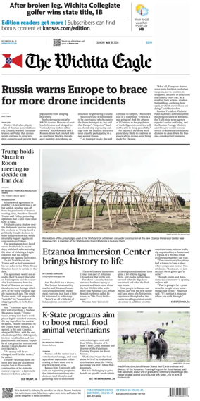 Cover of The Wichita Eagle (Sunday)