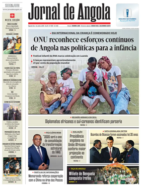 Cover of Jornal de Angola