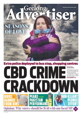 Cover of Geelong Advertiser