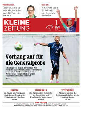 Cover of Kleine Zeitung Steiermark