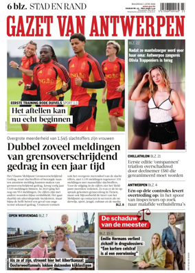 Cover of Gazet van Antwerpen Stad en Rand